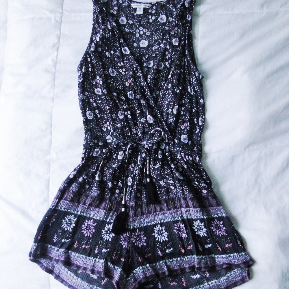 Floral Patterned Romper